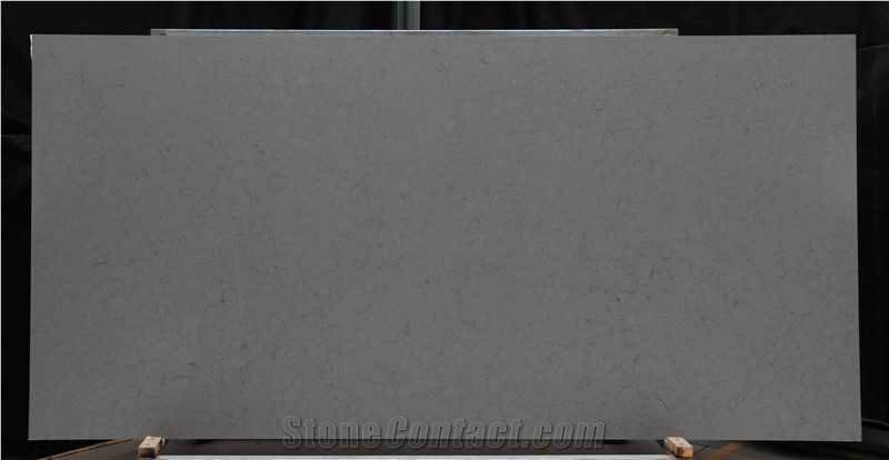 Grey Marble Look Project Quart Surface Slab