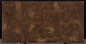 Iron Mental Looking Quartz Slab High Quality