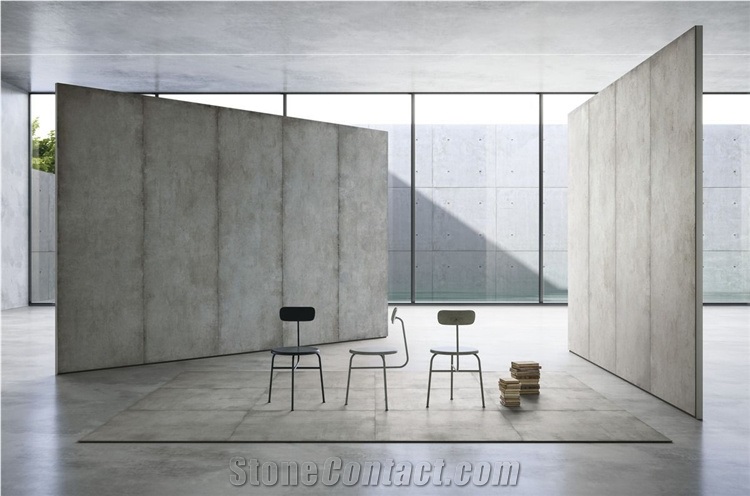 Italian Grey Large Porcelain Tiles Sintered Stone Slabs