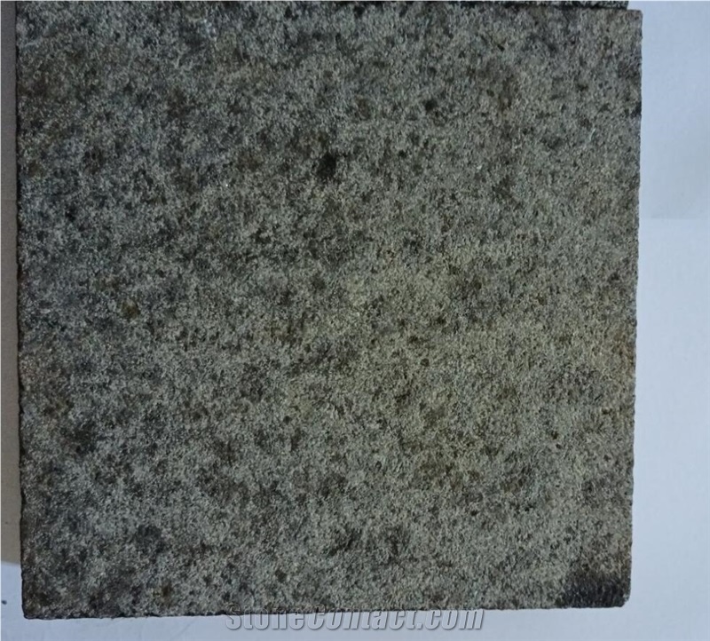 China Absolute Black Granite G684 Sandblasted Paver 