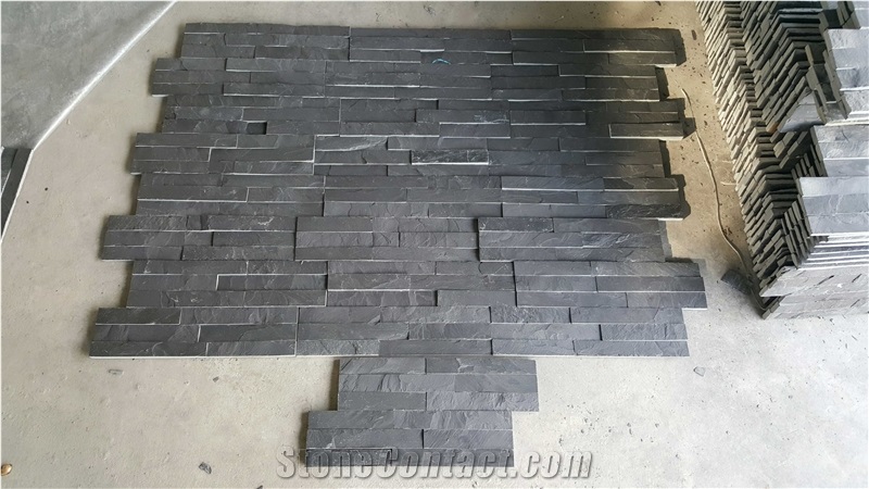 Cheap Chinese Black Slate Tiles,Natural Wall Cladding Panels