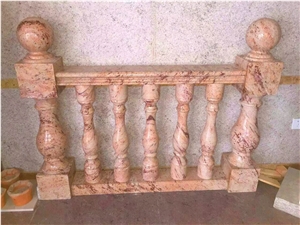 Orlando Gold Granite Column For Stair Deck Railing Handrail