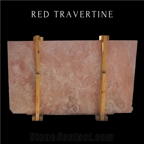 Antique Red Travertine-Red Travertine