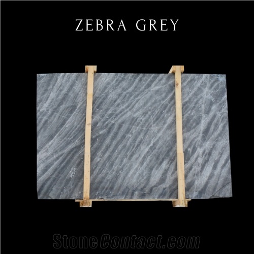 Black Grey Marble - Zebra Marble