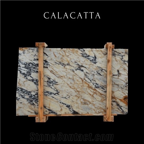 Calacatta Marble Slab - White Marble Slab