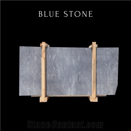 Cloudy Wavy Blue Stone - Marble Slab- Marble Tile