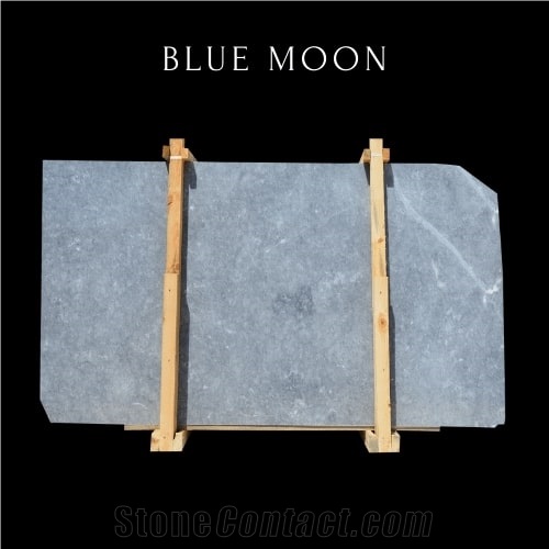 Dark Blue Marble - Blue Cloudy Marble Slab - Marble Tile 