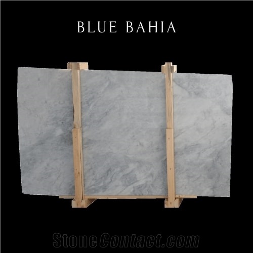Dark Blue Marble Slab - Blue Cloudy Marble