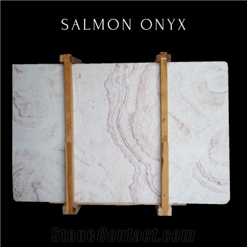 Light Dersert Rose Onyx - Salmon Onyx