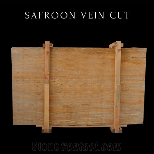  Safroon Vein Cut-Yellow Travertine Light