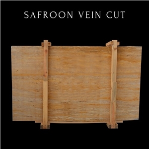 Safroon Vein Cut-Yellow Travertine Light