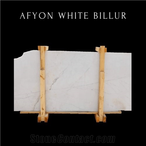 White Cyrstal Marble - Pure White Marble Slab