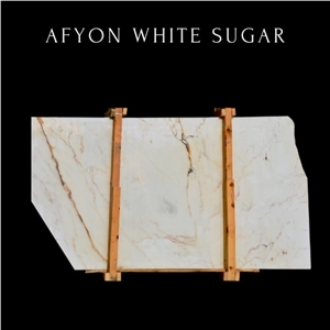 White Moving Marble Slab - White Sugar Marble