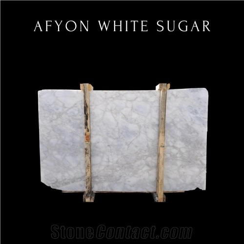 White Sugar Marble Slab - White Marble Slab