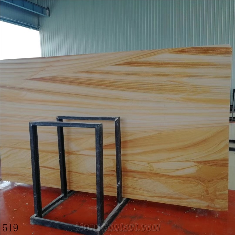 Australian Wooden Slab Tile Sandstone In China Stone Market