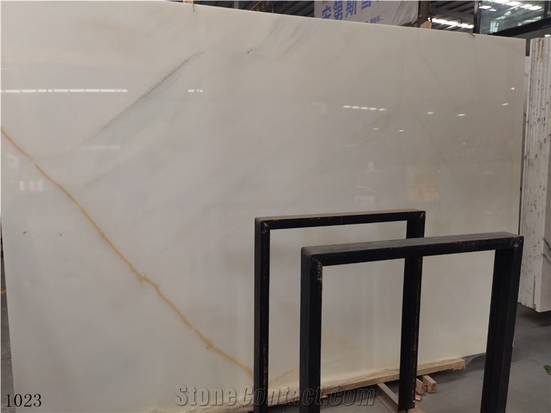 Bamboo White Marble Slab Wall Tile In China Stone Market