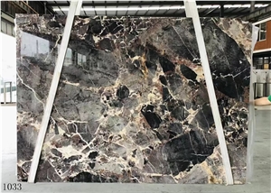 Brazil Chocolate Bordeaux Granite Juparana Brown Slab Tile