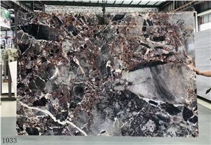 Brazil Chocolate Granite Bordeaux Juparana Persa Brown Slab