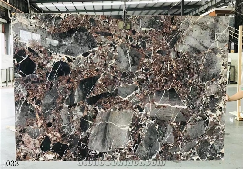 Brazil Chocolate Granite Bordeaux Slab In China Stone Market