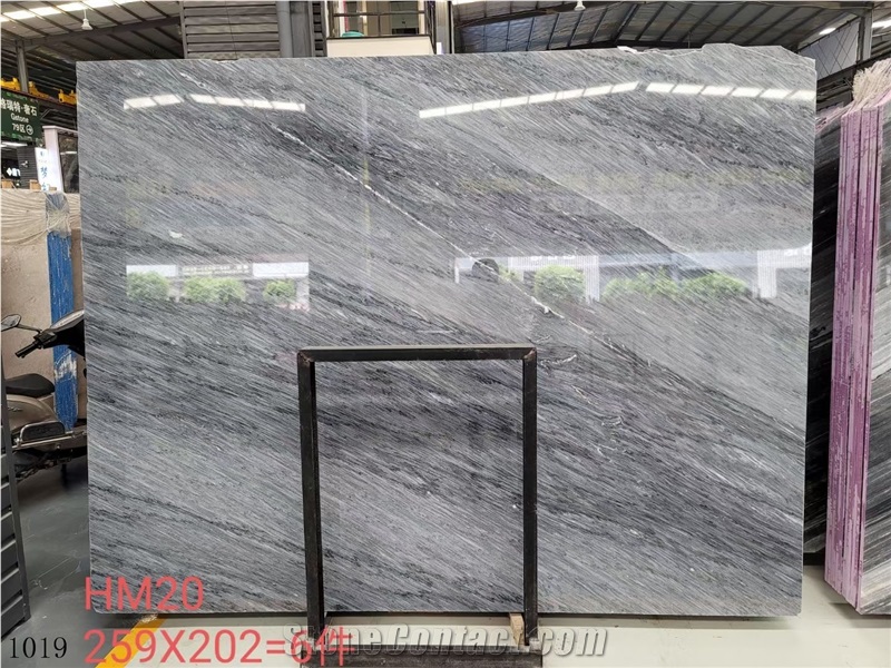 Cartier Grey  Slab Wall Tile Marble In China Stone Market