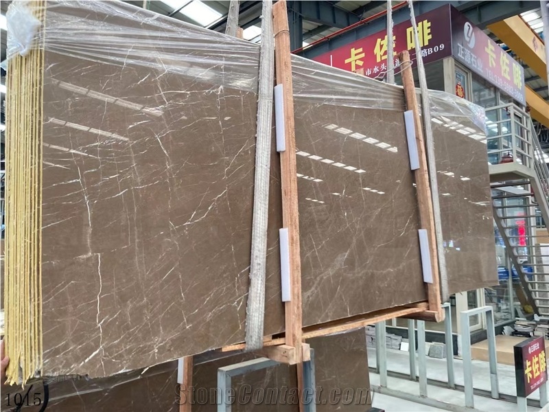 China Kozo Brown Marble Liaoning Emperador Slab Tile