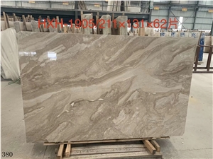 China Roman Impression Marble Wooden Brown Slab Wall Tile