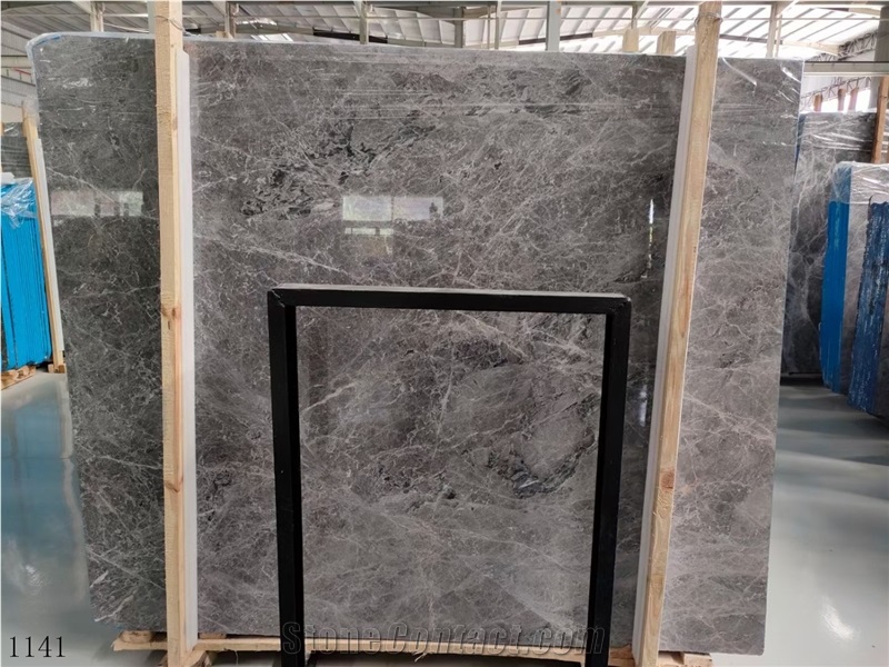Hermes Grey Gray Ash Slab Tile Marble In China Stone Market