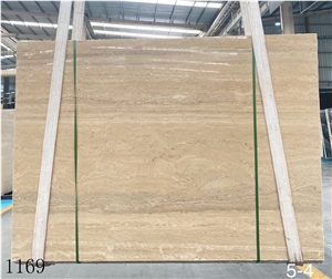Italy Fosse Roman Travertine Slab In China Stone Market