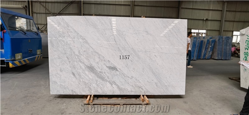 Italy Statuarietto Carrara Marble Slab In China Stone Market