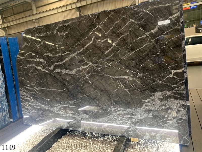 Italy Vena Grigio Pietra Gray Marble In China Stone Market