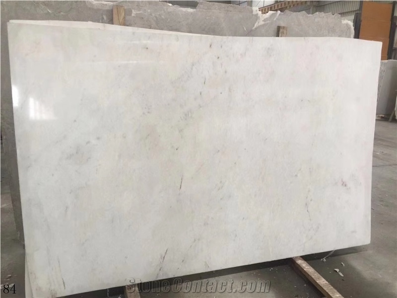 Myanmar New Ariston White Marble Slab In China Stone Market