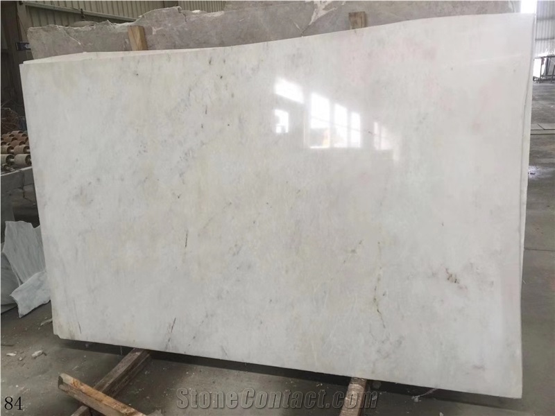 Myanmar New Ariston White Marble Slab In China Stone Market