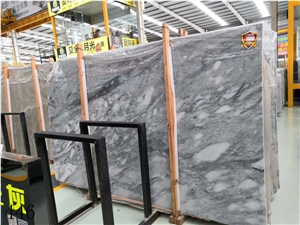 Snowflake Marble Snow Gray Slab Marble In China Stone Market