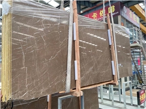 Turkey Cazeau Brown Coffee Marble Slab In China Stone Market