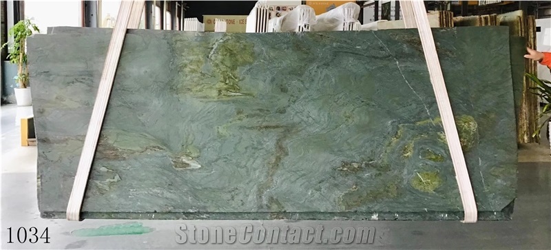 Turkey Olive Green Marble Slab Tile In China Stone Market