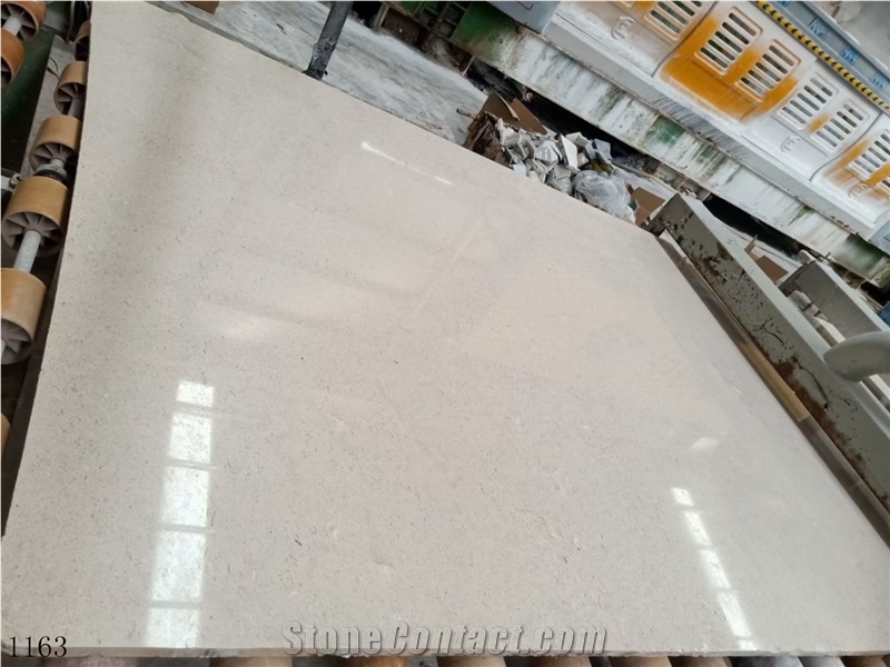 Turkey White Mocha Slab Tile Limestone In China Stone Market