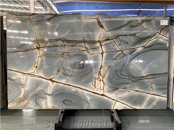 Natural Polished Marble Stone Living Room Backgound Decor