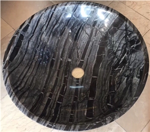 Black Forest Marble Bathroom Round Basin Kitchen Square Sink