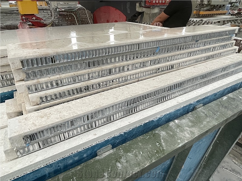 Crema Pearl Limestone Aluminum Honeycomb Panel