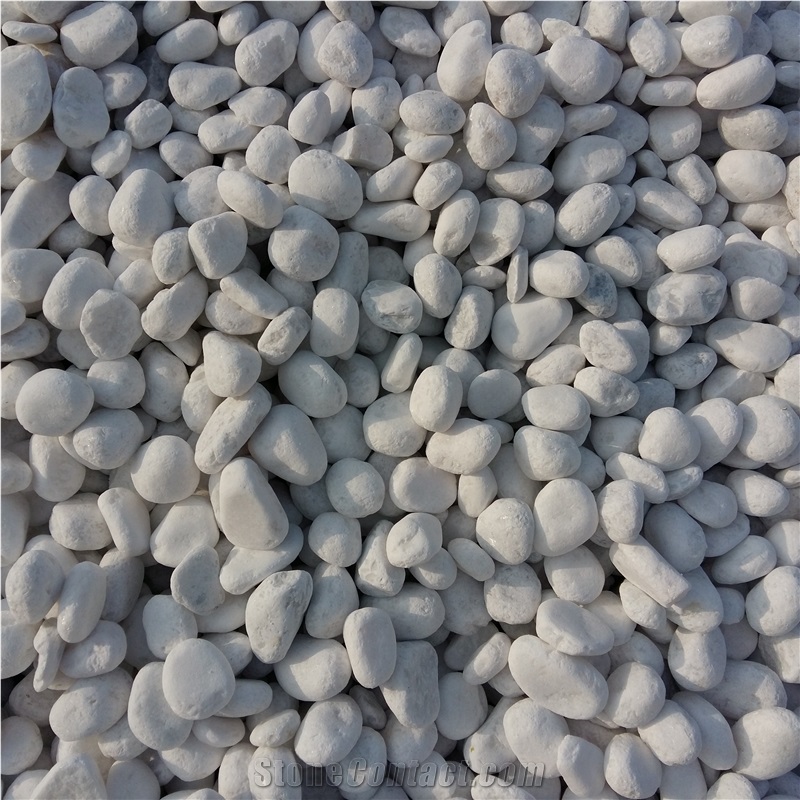 Pebbles Garden White Color Gravel 