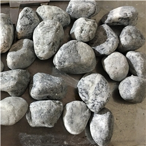 Rocks Stone Grey Color Pebble Stone For Pavers