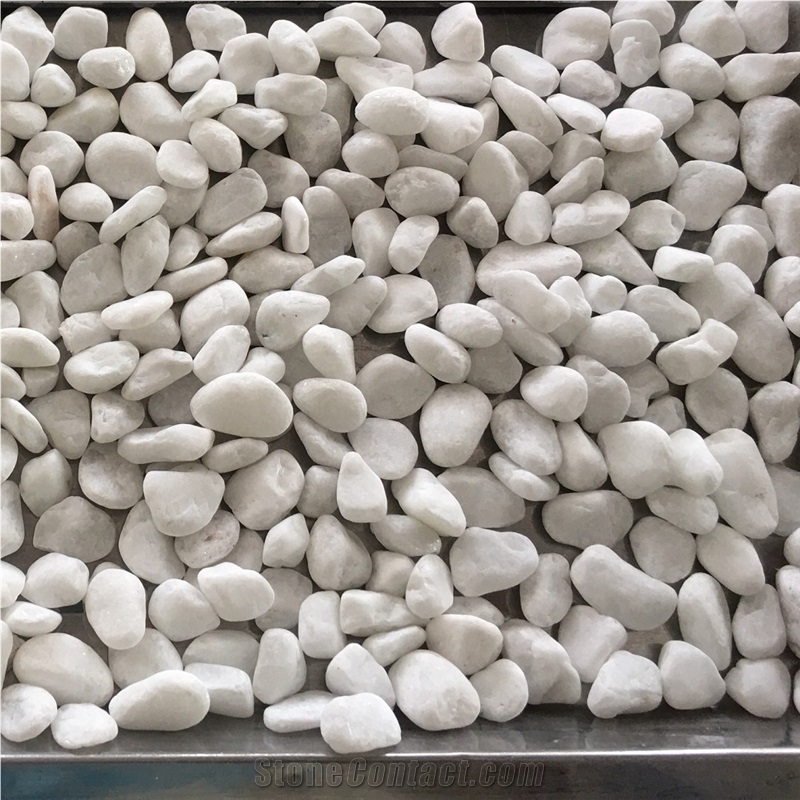 Rocks White Color Pebble Stone For Exposed Aggregate