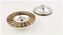 Aluminum Ripple Cup Wheel Diamond Cup Wheel Diamond Tools