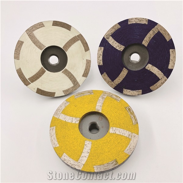 Resin Filled Cup Wheel With Four Teeth Diamond Cup Wheel