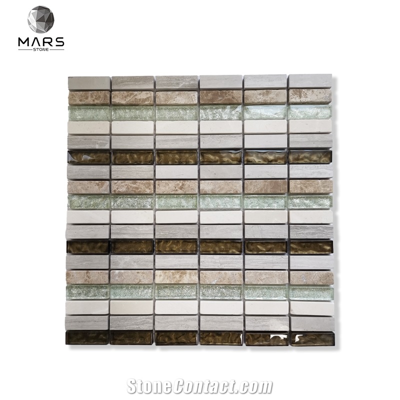 Beautiful Blend Marble Mosaic Tile Wall Honed Decor Sheet