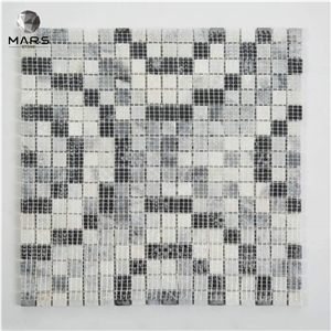 Factory Direct Selling Bardiglio Gray Mosaic Tile
