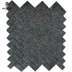 Kuche Plash Unregelmabige Grune Mosaic Ksotellaik Fur Hotell