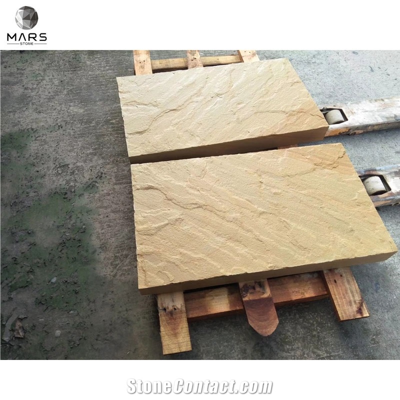 Yellow Natural Sandstone Tiles China Factory Hot Golden 