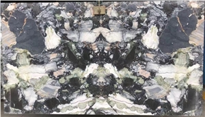 Bookmatch Ice Green Marble Slabs