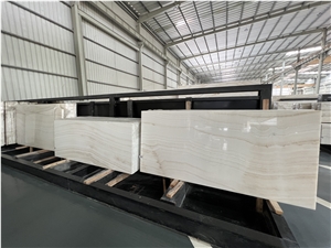 Turkey Akdag Vanilla White Onyx Slab